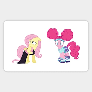 Nightmare Night Fluttershy and Pinkie Pie 1 Magnet